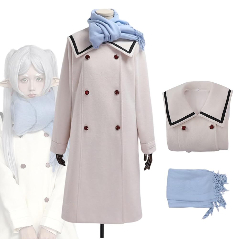 葬送のフリーレン フリーレン コスプレ衣装+ウィッグ コート マフラー Amazon.co.jp: [Plazhen] フリーレン コスプレ衣装 冬服